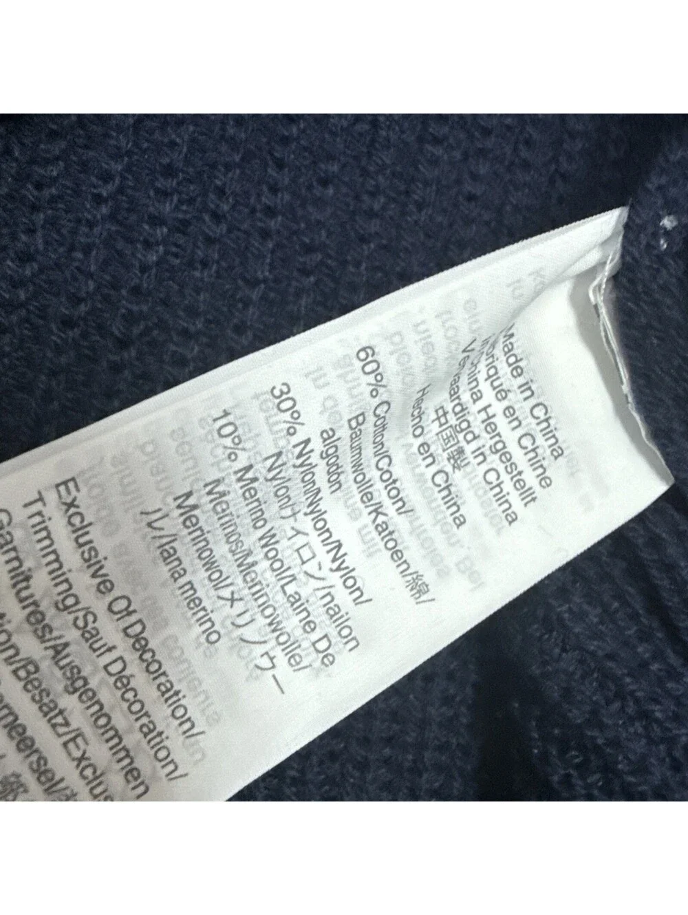 J.Crew Sweater Blue Long Sleeve Pullover Women’s Size XXS